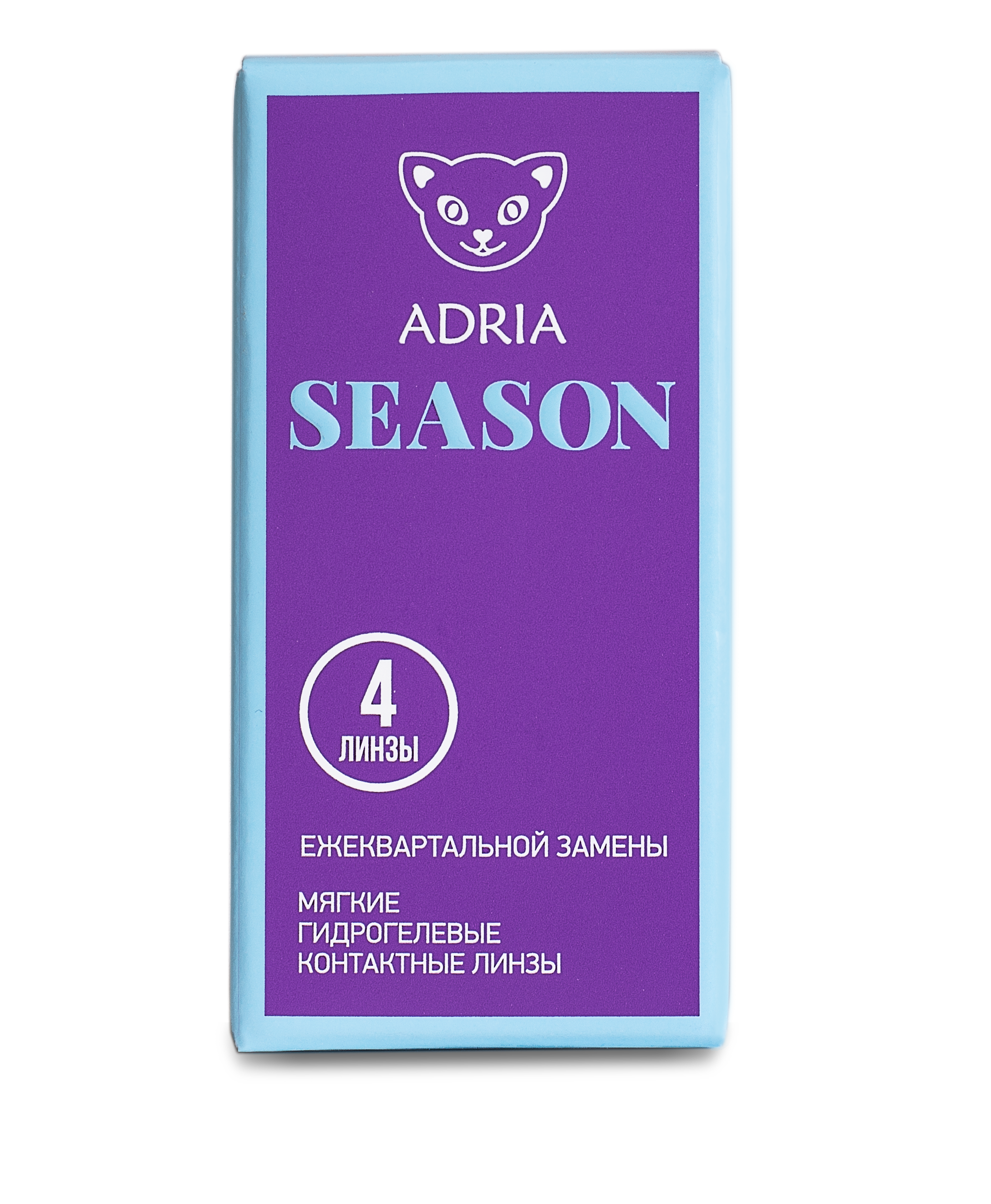 Купить SEASON 4 линзы, Контактные линзы Adria Season 8, 6 -12, 00 4 шт.