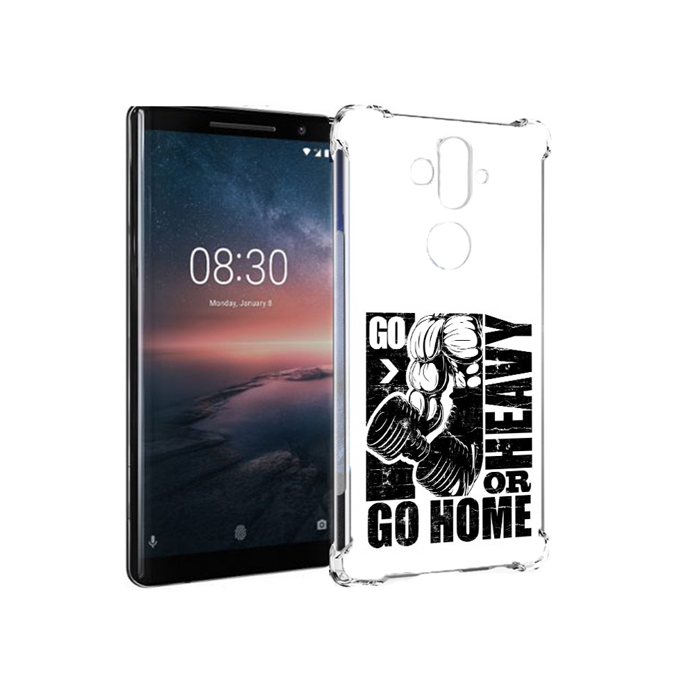 

Чехол MyPads Tocco для Nokia 8 Sirocco накаченные руки (PT101581.91.496), Прозрачный, Tocco