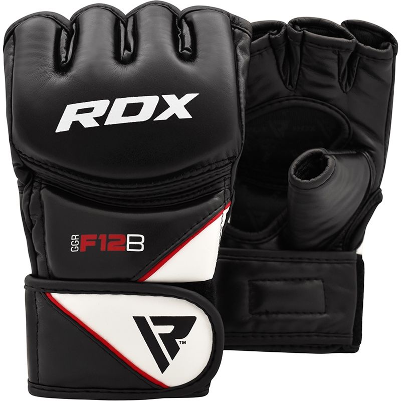 фото Rdx перчатки для mma rdx черные ggrf-12b