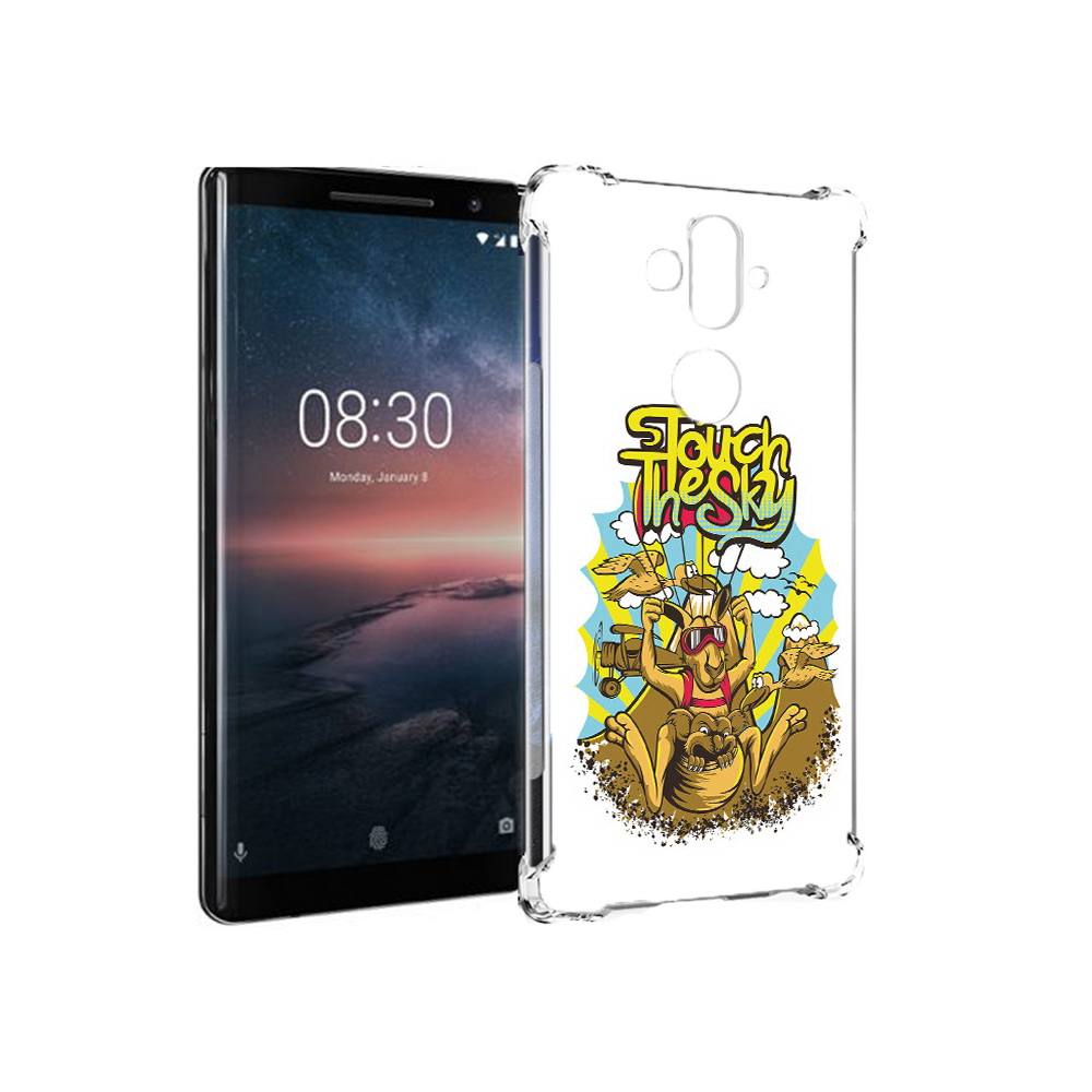 Чехол MyPads Tocco для Nokia 8 Sirocco нарисованное кенгуру комикс (PT101581.91.505)