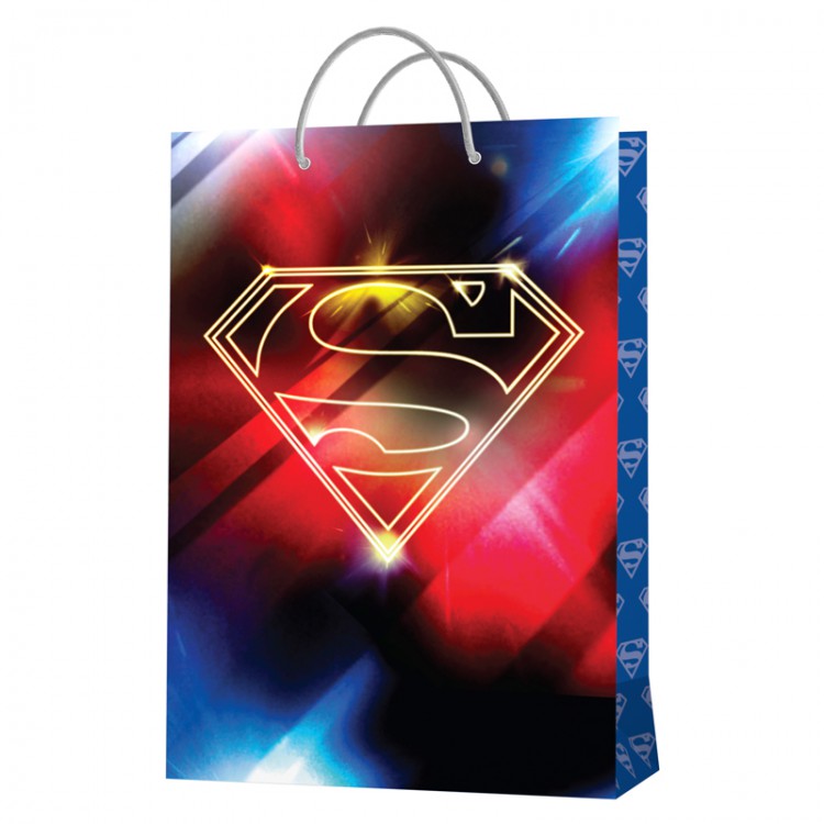 

Пакет подарочный ND Play большой-2 Superman 286215 220х310х100 мм, Разноцветный