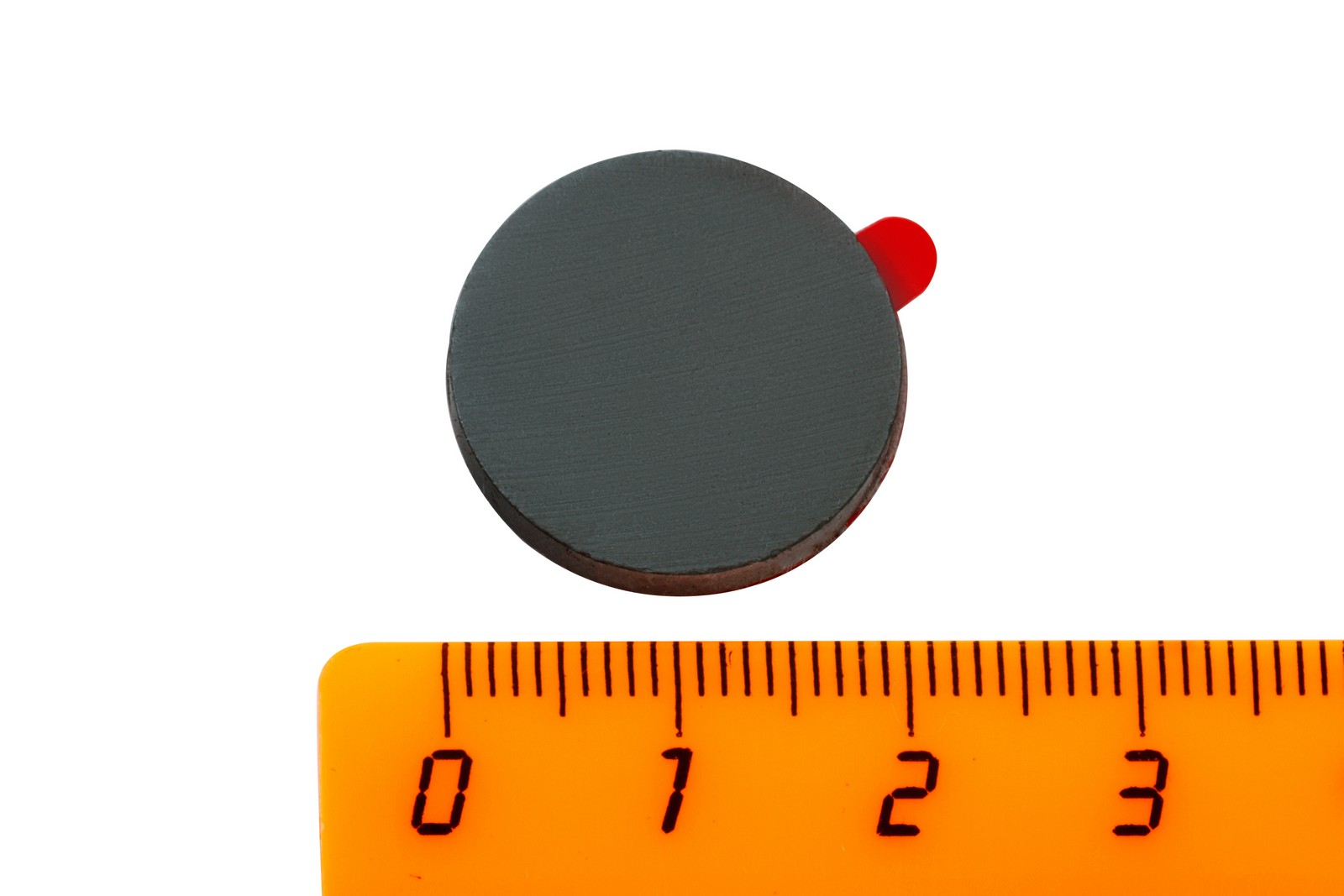 фото Ферритовый магнит forceberg диск 20х3 мм с клеевым слоем, 10 шт,