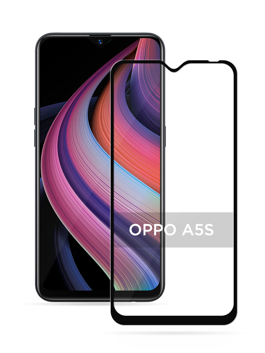 

Защитное 3D стекло для Oppo A5S черное, GLD-2523