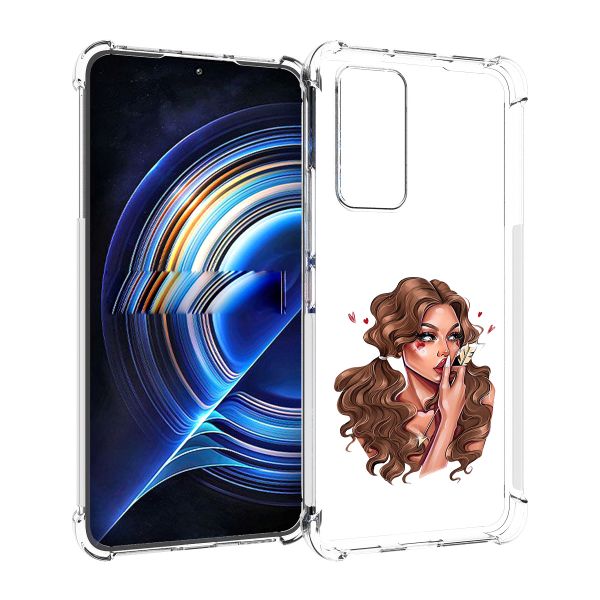 

Чехол MyPads девушка-со-стрелой женский для Tecno Camon 19 Neo, Прозрачный, Tocco