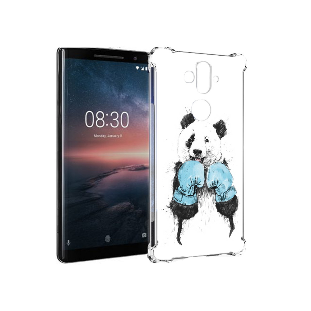 Чехол MyPads Tocco для Nokia 8 Sirocco панда боксер (PT101581.91.531)