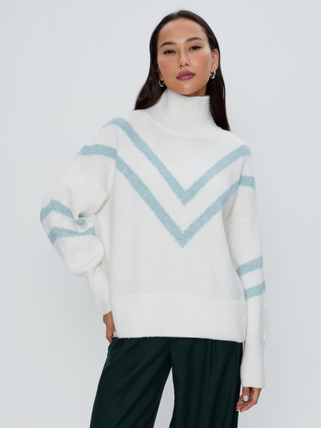

Свитер женский ZARINA 2460697897 белый XL, 2460697897