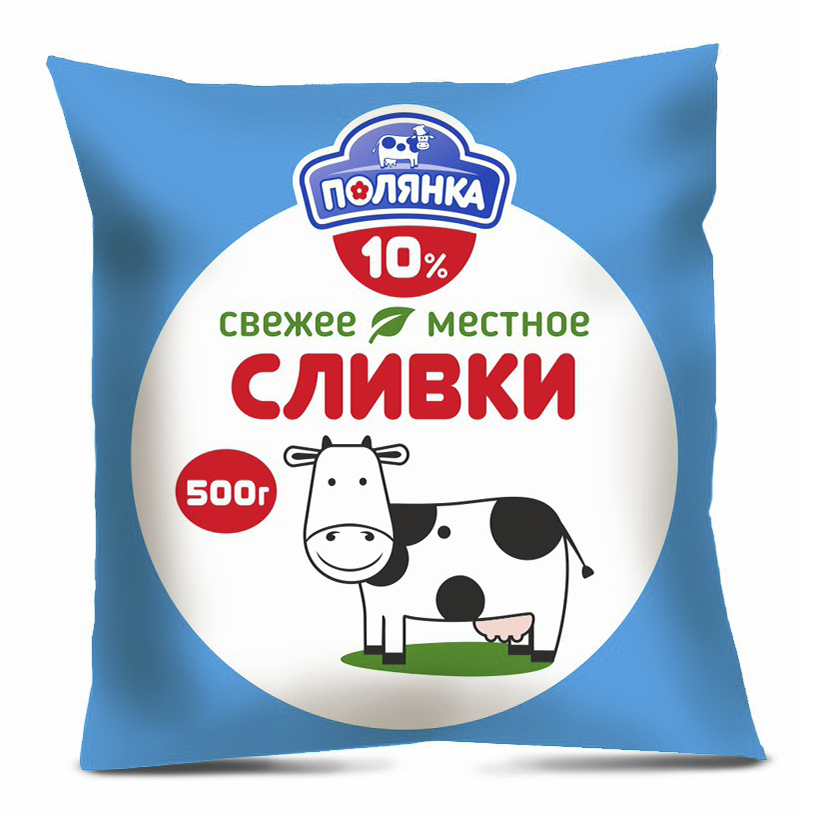 

Сливки питьевые Полевское пастеризованные 10% 500 мл