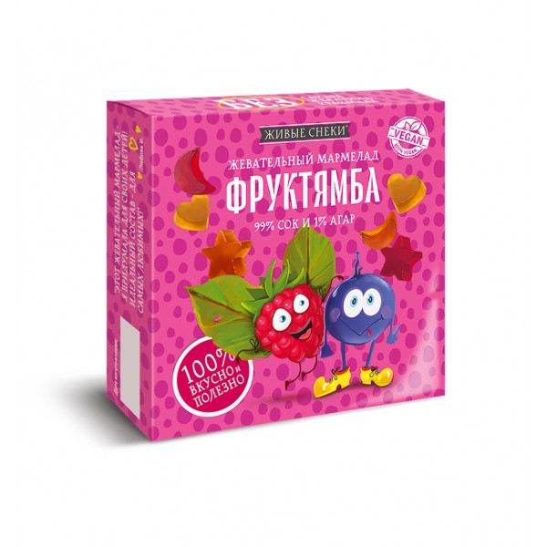 

Фруктямба Жевательный мармелад, 30г