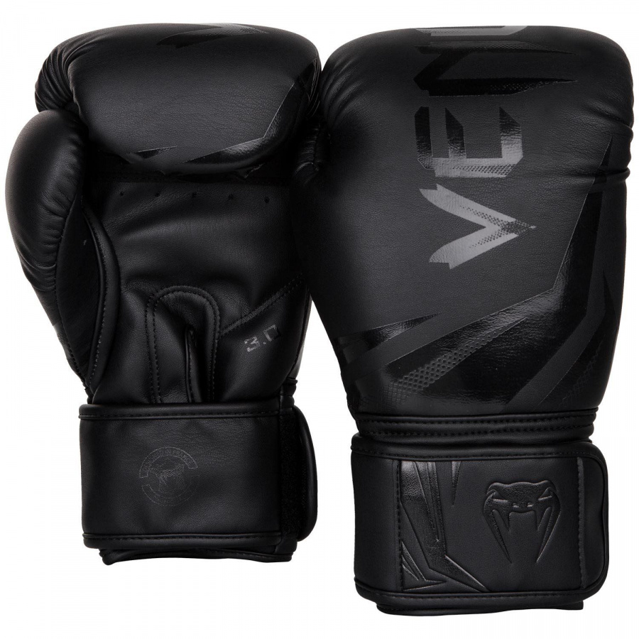 фото Venum venum боксерские тренировочные перчатки challenger 3.0 черные
