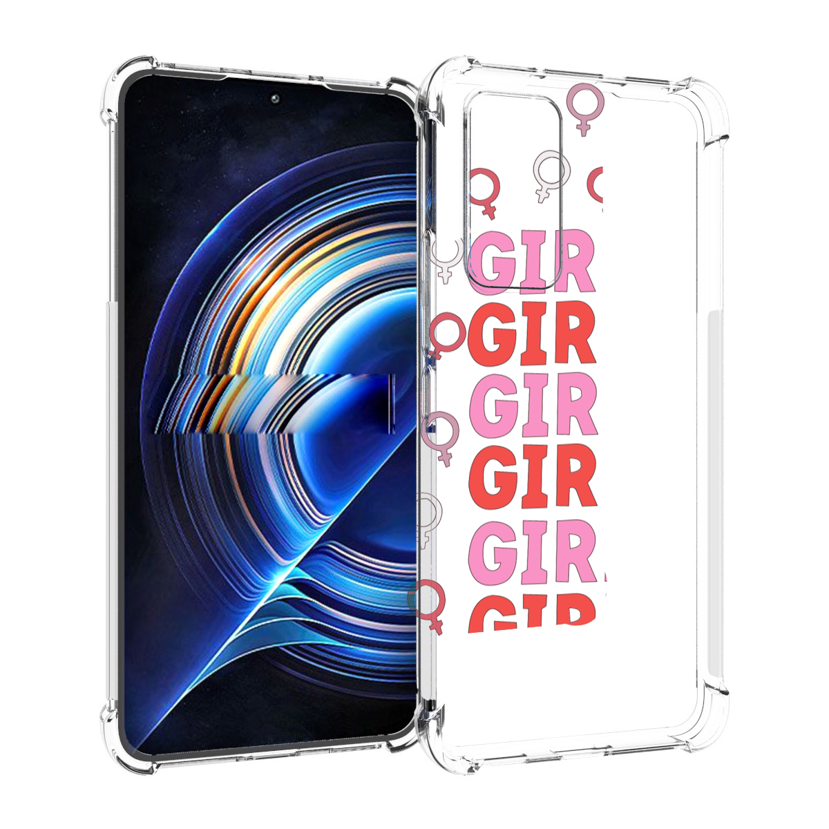 

Чехол MyPads девушки!!! женский для Tecno Camon 19 Neo, Прозрачный, Tocco