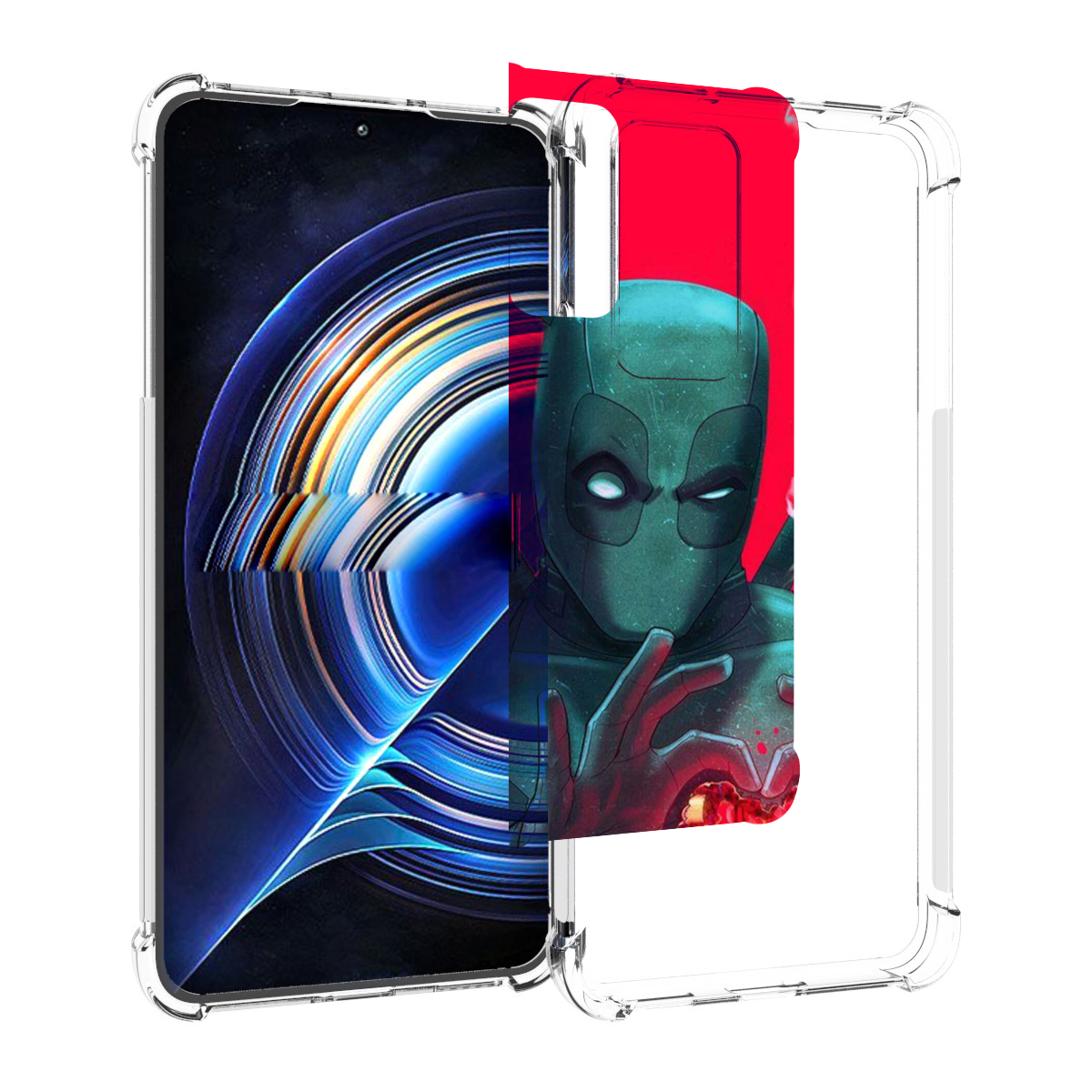 Чехол MyPads дедпул-в-сердце для Tecno Camon 19 Neo