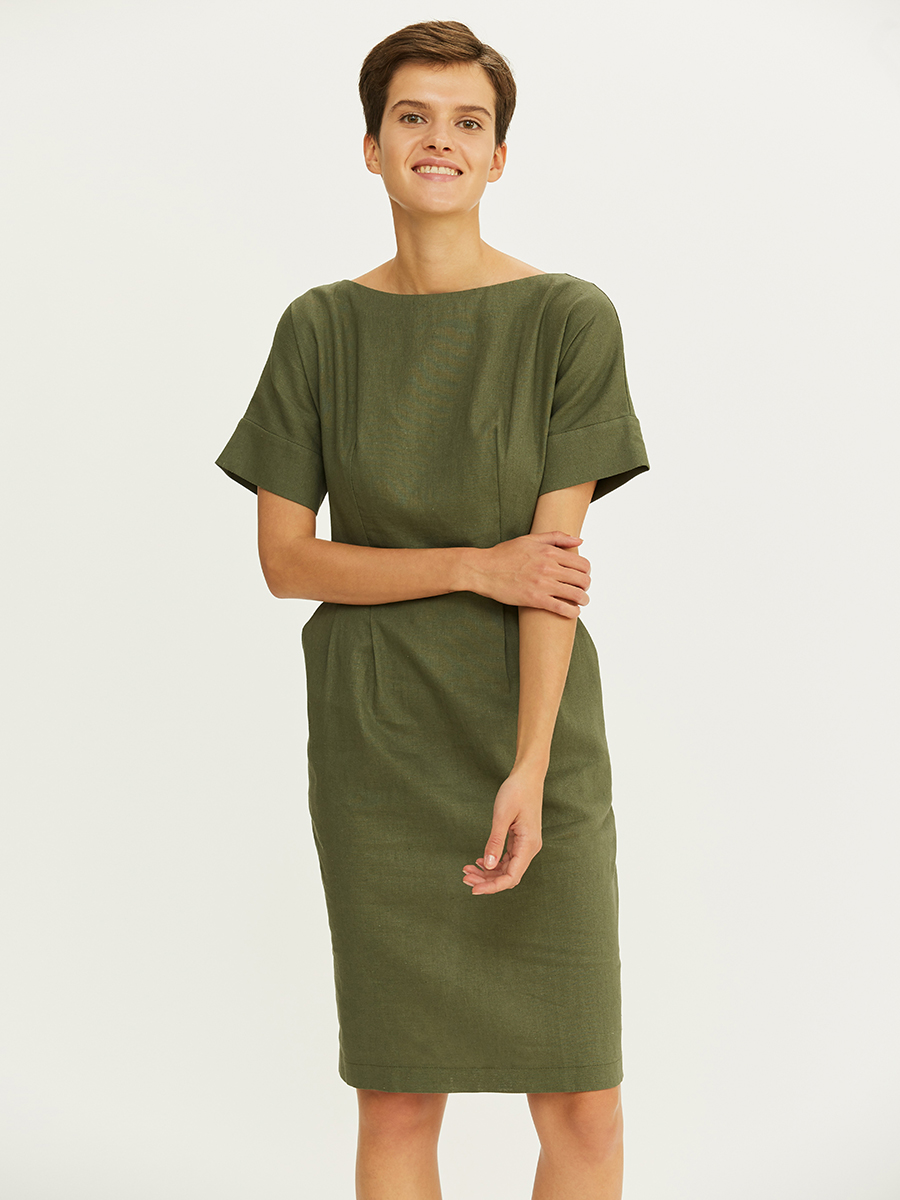

Платье женское 1001dress BF00003GR зеленое 46