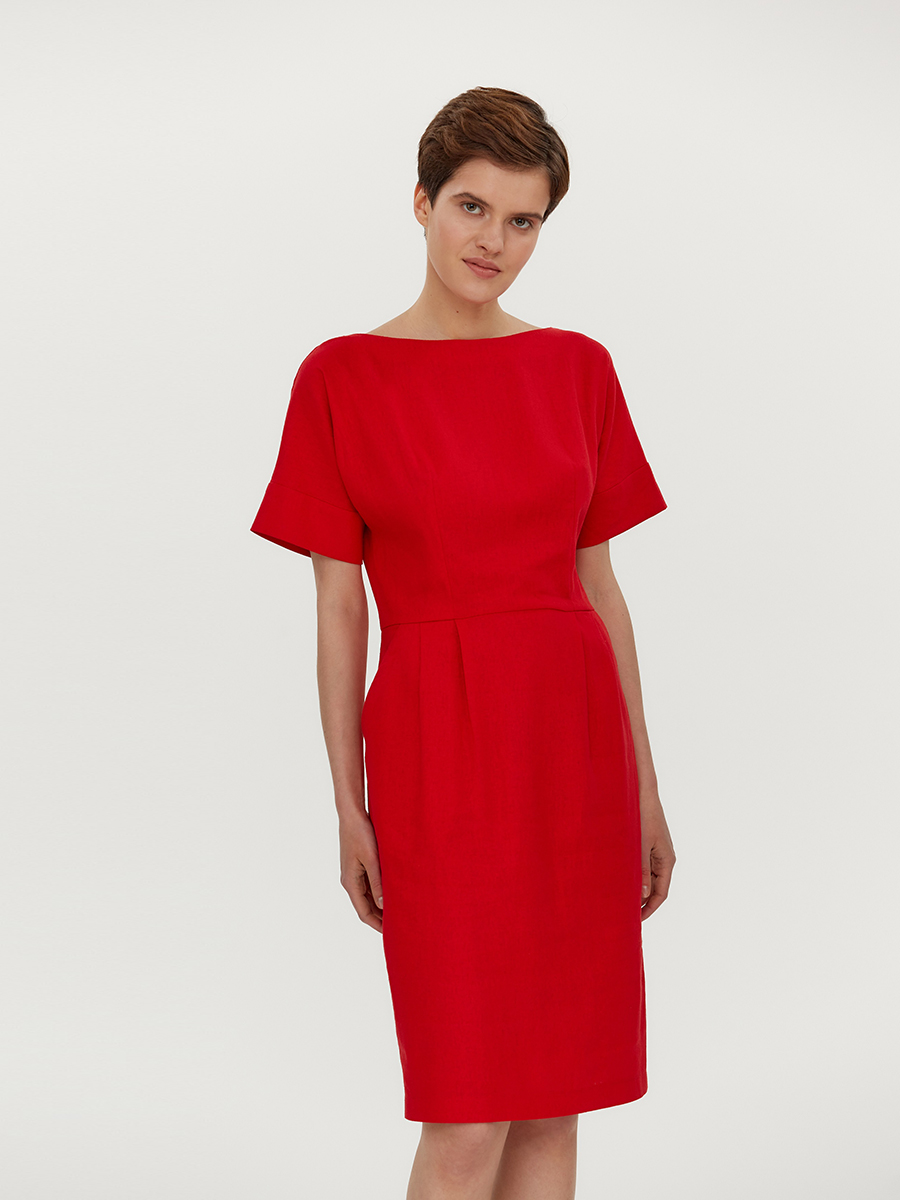 

Платье женское 1001dress BF00003GR красное 48