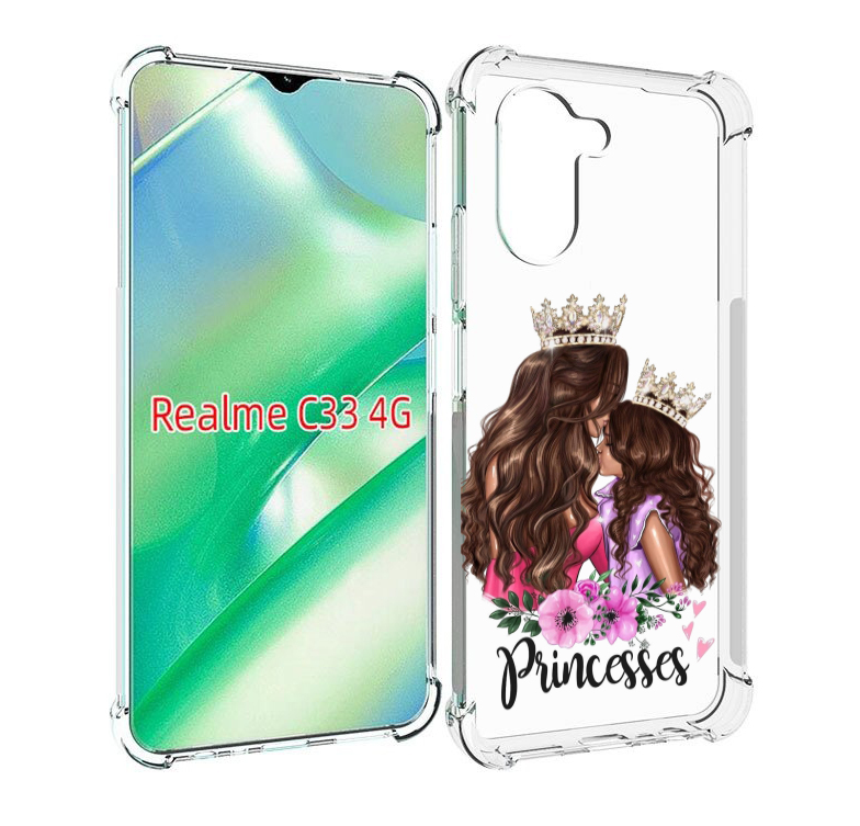

Чехол MyPads Принцессы женский для Realme C33 4G, Прозрачный, Tocco