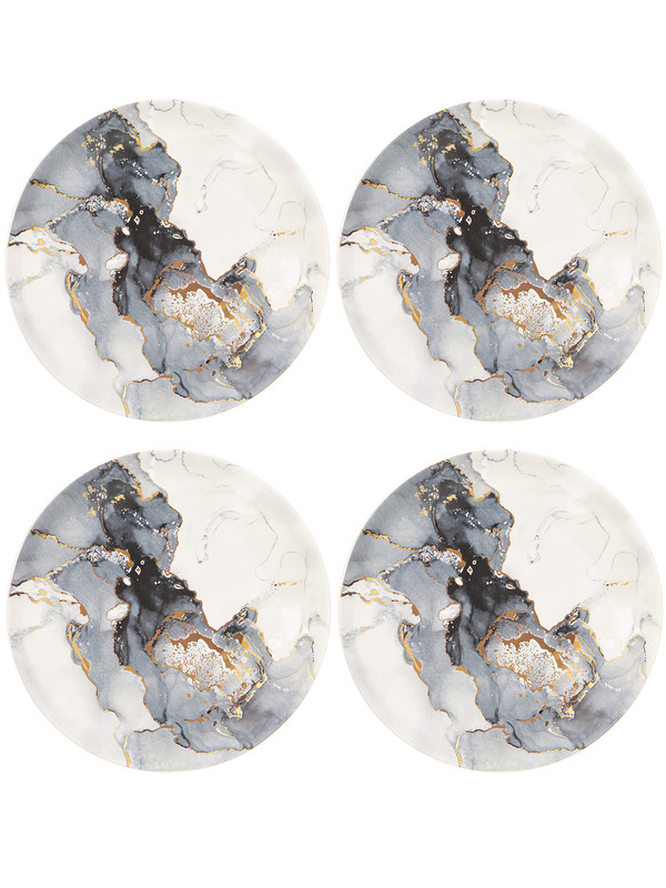 

Набор обеденных тарелок 4 шт Lefard Moon art 27 см 4-SPAIK(42-456)ARTI, Серый, Moon art
