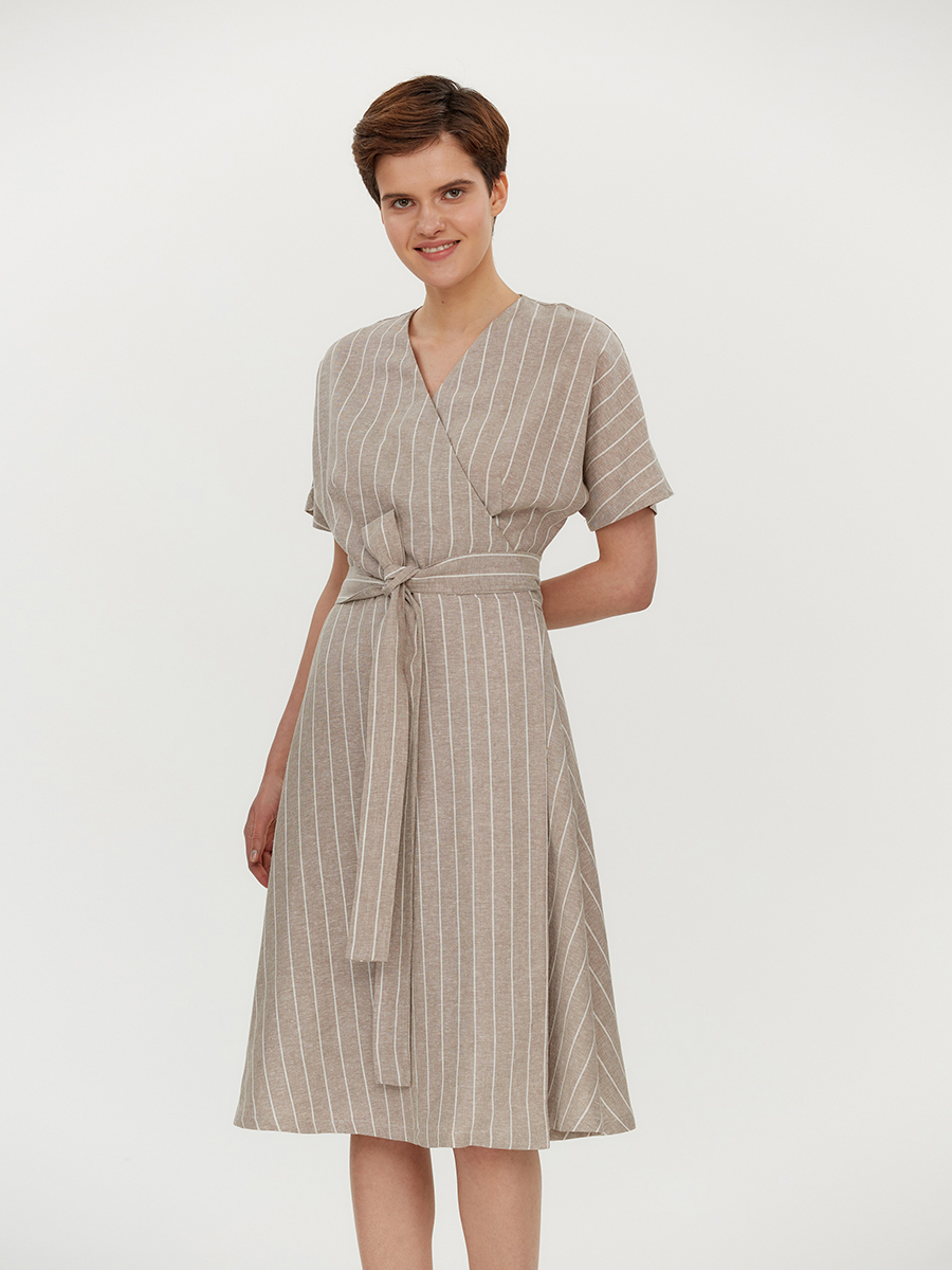

Платье женское 1001dress BF00009BG бежевое 44