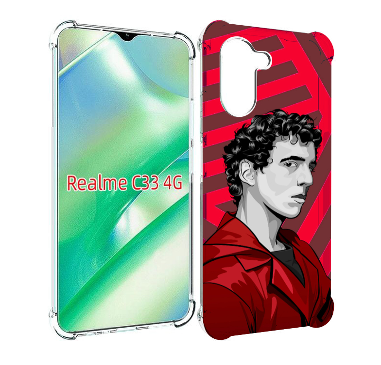 

Чехол MyPads Рио-бумажный-дом для Realme C33 4G, Прозрачный, Tocco