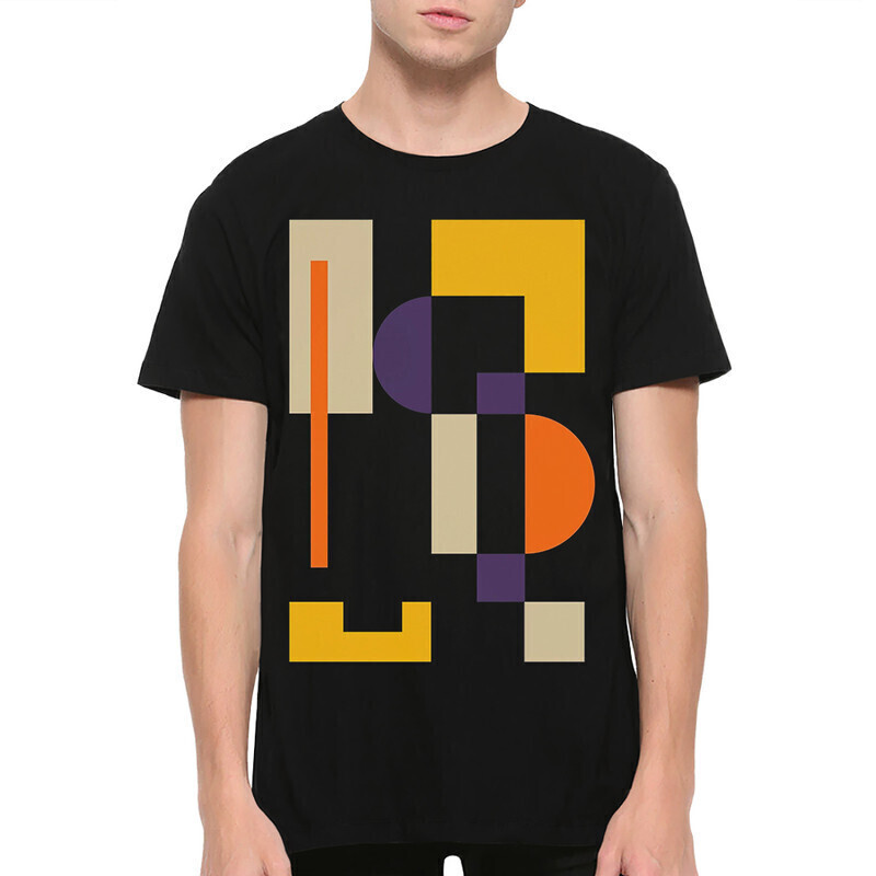 

Футболка мужская Dream Shirts Mid Century Modern Geometric 1000144222 черная L, Mid Century Modern Geometric 1000144222