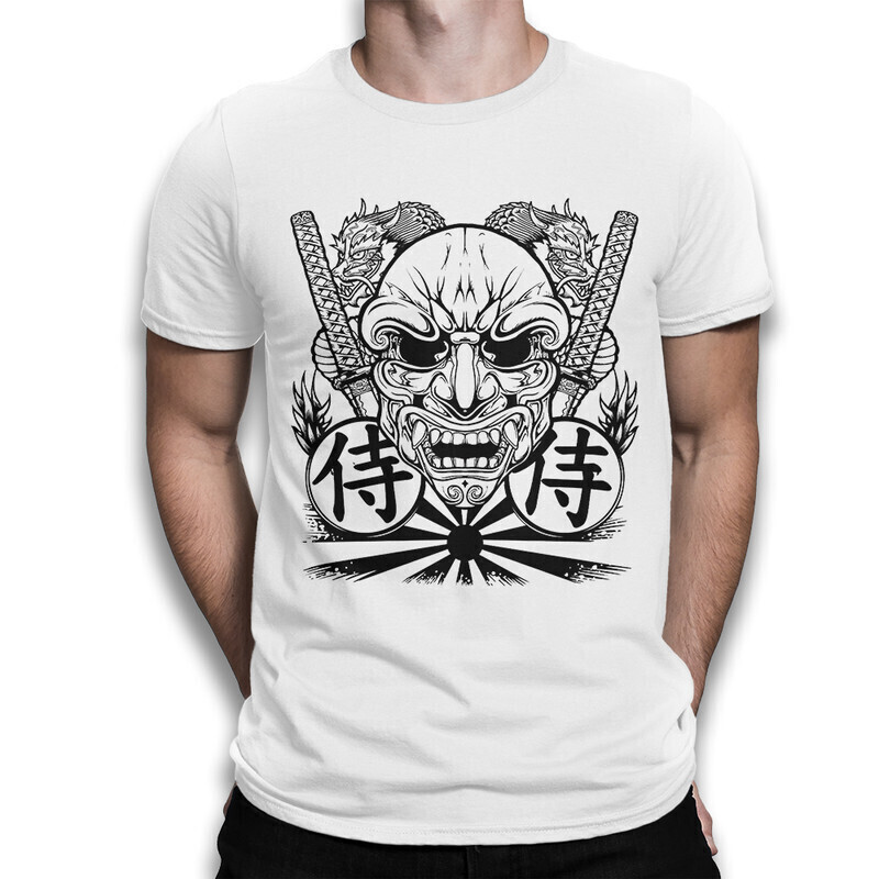 

Футболка мужская Dream Shirts Маска Демона 1000148222 белая L, Маска Демона 1000148222