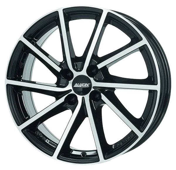 

Alutec Singa 7,5\R18 5*108 ET55 d63,4 Diamond Black Front Polished [SIN75855F53-1], Черный