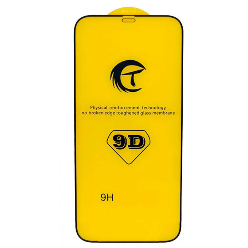 

Защитное стекло на iPhone 12 Pro Max (6.7), 9D, черное, X-CASE
