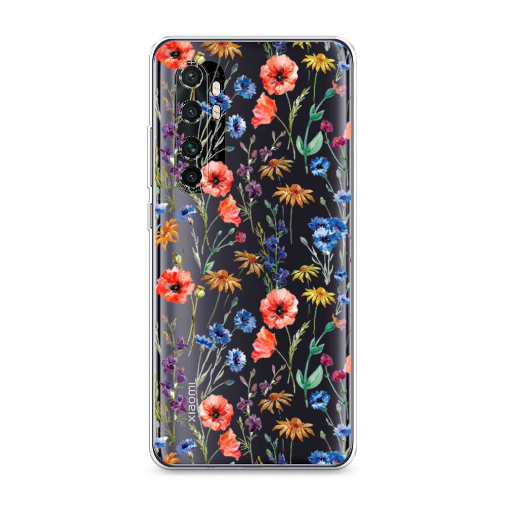 

Чехол Awog "Маки и васильки фон" для Xiaomi Mi Note 10 lite, 38450-8