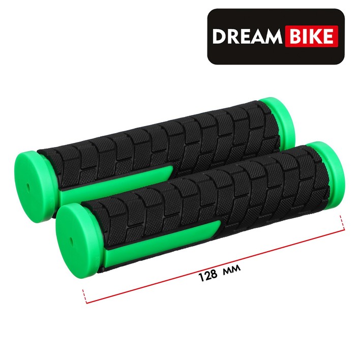 

Грипсы 128мм, Dream Bike, цвет чёрно-зелёный, Черный;зеленый