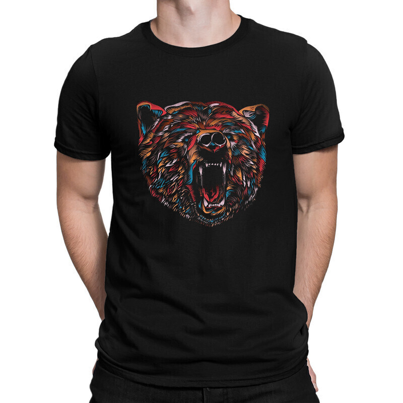 

Футболка мужская Dream Shirts Медведь 1000166222 черная S, Медведь 1000166222