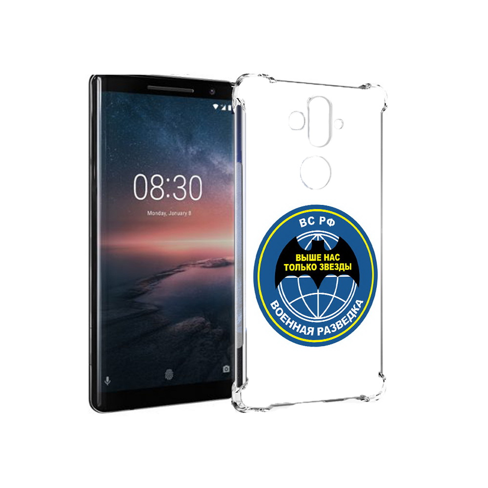 

Чехол MyPads Tocco для Nokia 8 Sirocco разведка (PT101581.91.568), Прозрачный, Tocco