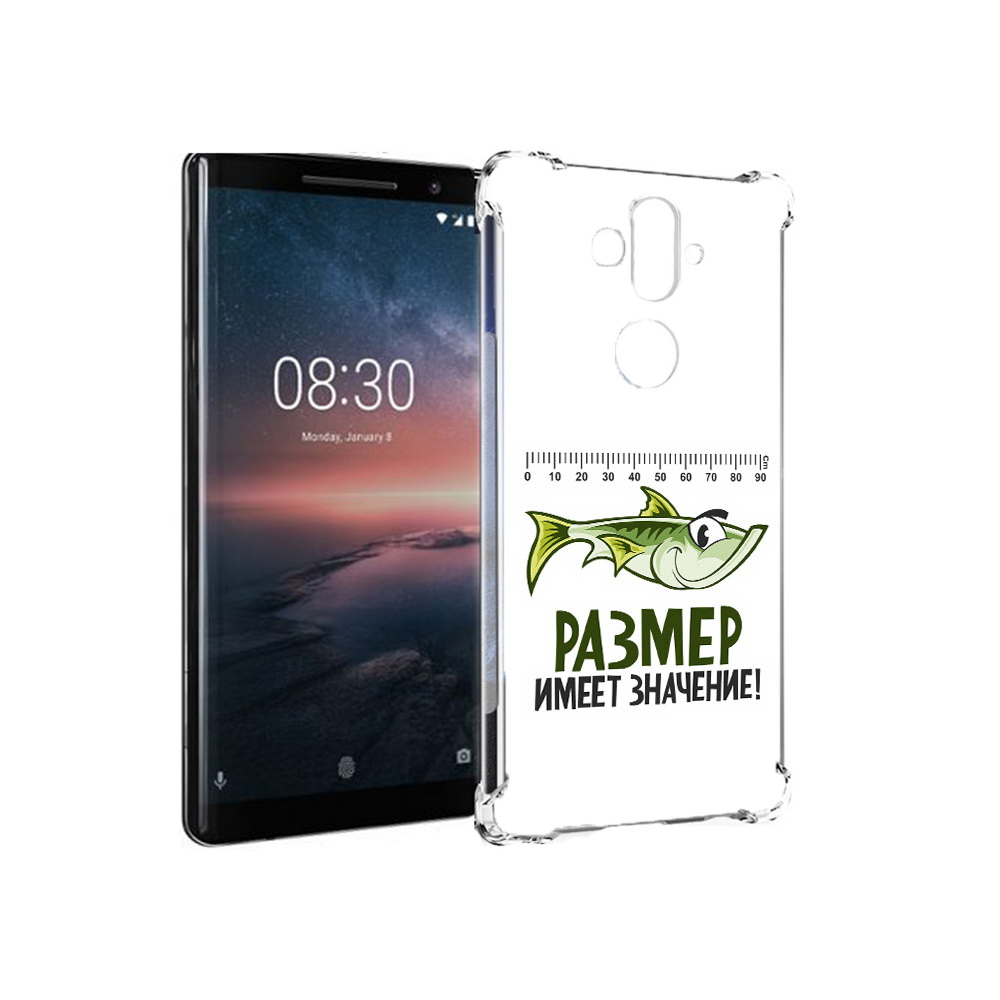 

Чехол MyPads Tocco для Nokia 8 Sirocco размер не имеет значения (PT101581.91.569), Прозрачный, Tocco