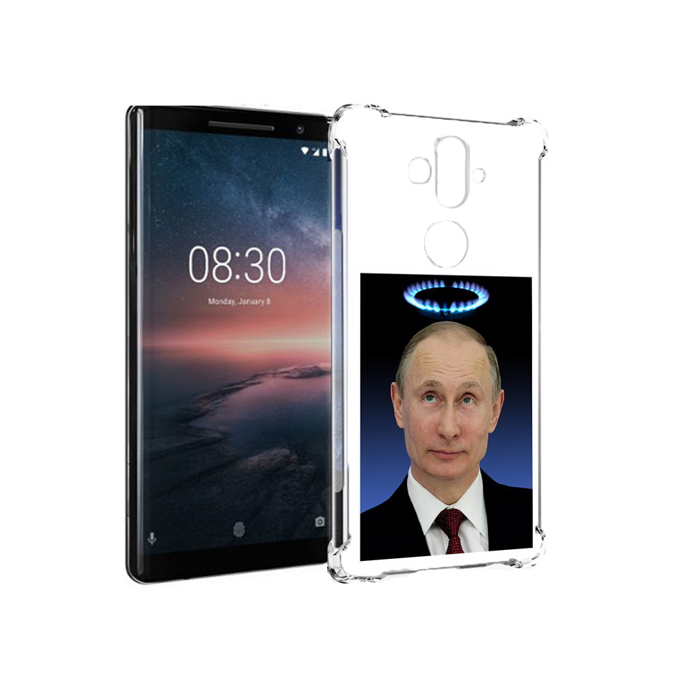 

Чехол MyPads Tocco для Nokia 8 Sirocco святой газ (PT101581.91.594), Прозрачный, Tocco