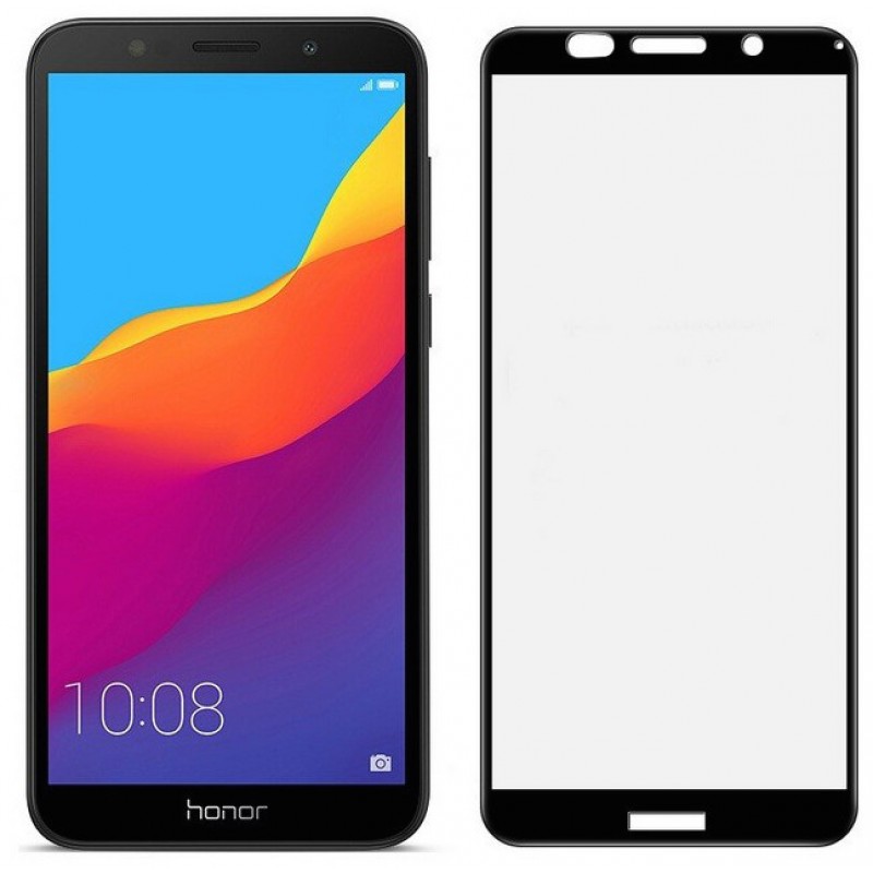 

Защитное стекло Ёmart для Honor 7A / Huawei Y5 Prime 2018/Y5p (Черное), Honor 7A / Huawei Y5 Prime 2018/Y5p