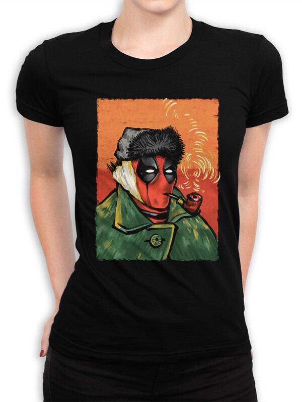 

Футболка женская Dream Shirts Пул Ван Гог Женская 10010681 черная L, Пул Ван Гог Женская 10010681