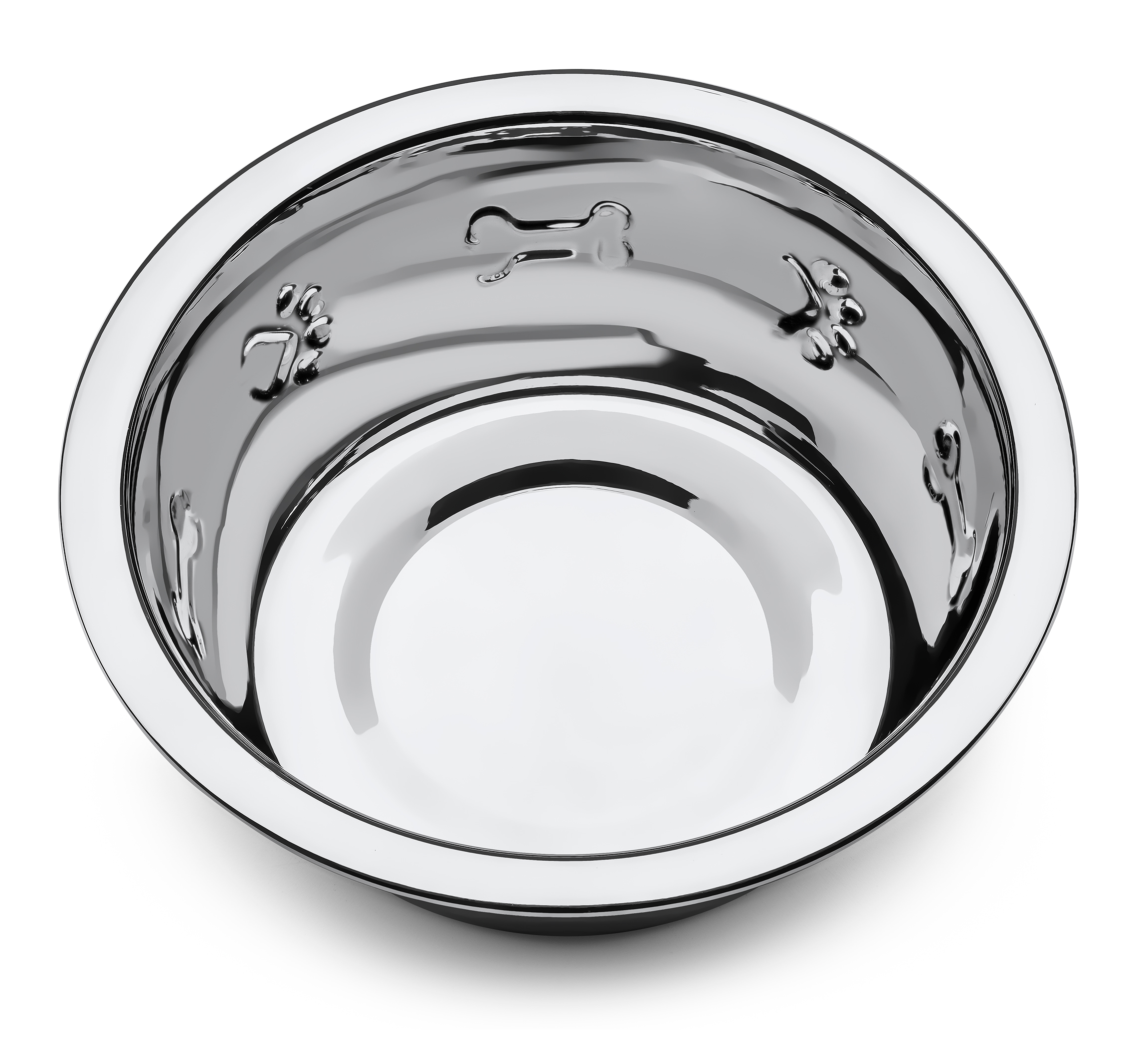Одинарная миска для собак Apollo, нержавеющая сталь, серебристый, 0,4 л