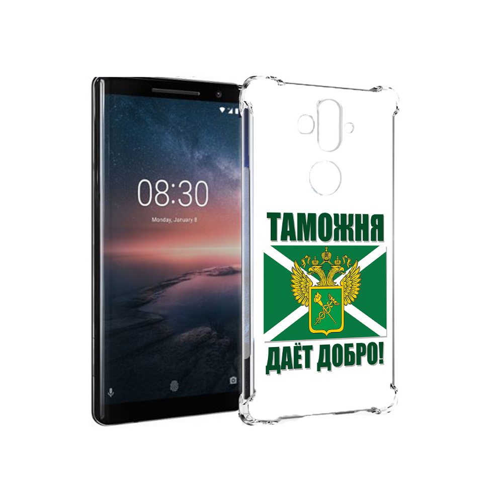 

Чехол MyPads Tocco для Nokia 8 Sirocco таможня (PT101581.91.636), Прозрачный, Tocco