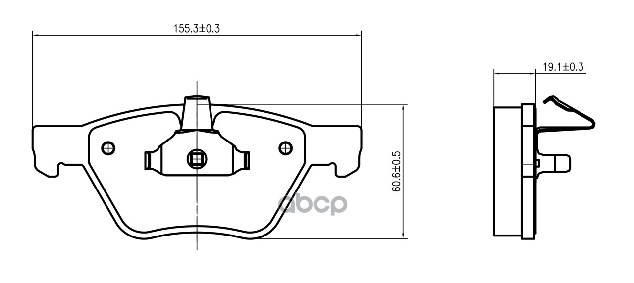 

Тормозные колодки BARNETT передние дисковые BM005