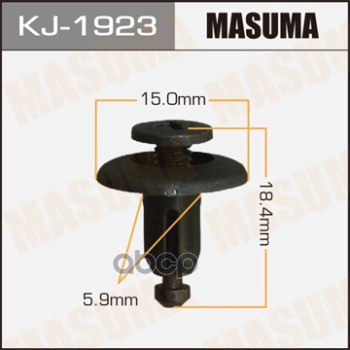 

Клипса Пластм. Крепежная Kj-1923 (50) Masuma арт. KJ-1923