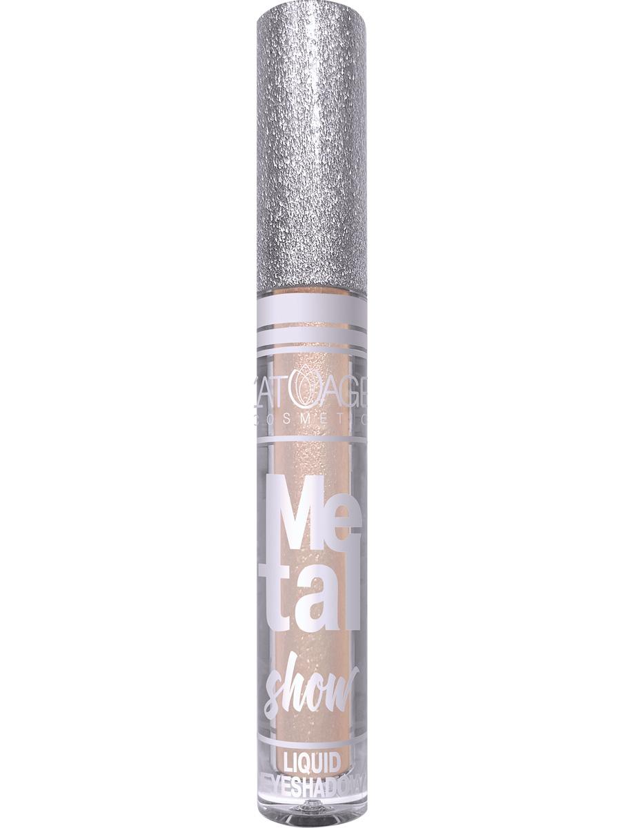 Тени для век жидкие L'atuage Cosmetic Metal Show т.701 тени для глаз kiko milano smart colour eyeshadow 12 металлический розовый песок 1 8 г