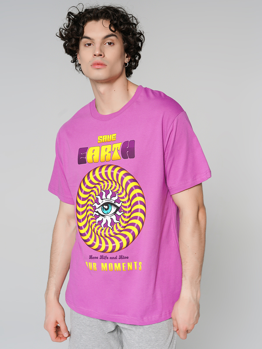 

Футболка мужская ТВОЕ 90346 фиолетовая XXL, 90346