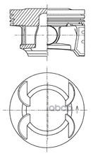 

Поршень KOLBENSCHMIDT 41492600 Dm.79.00x1.2x1.2x2.0 Std