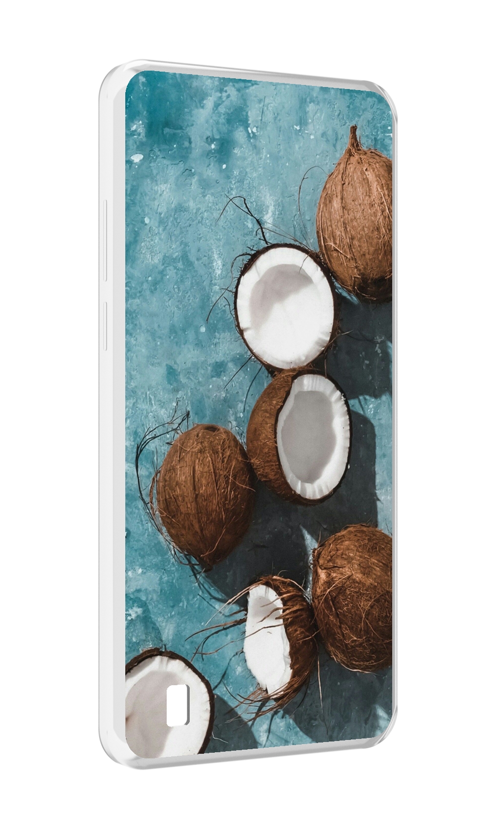 

Чехол MyPads красивые-кокосы для Blackview A55, Прозрачный, Tocco