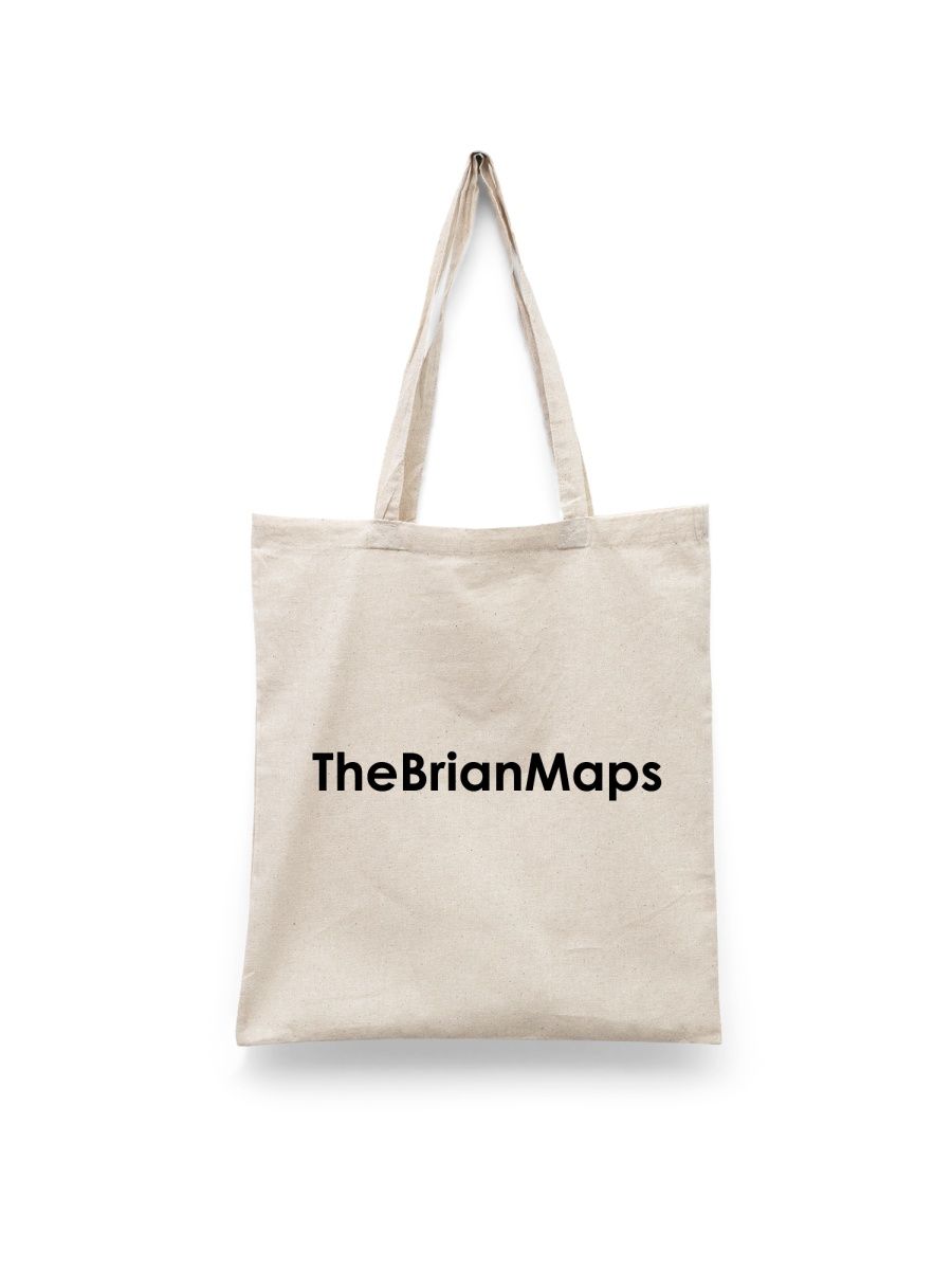 

Шоппер унисекс Каждому Своё Брайн Мапс/The Brian Maps BLBM7N, белый, Брайн Мапс/The Brian Maps BLBM7N