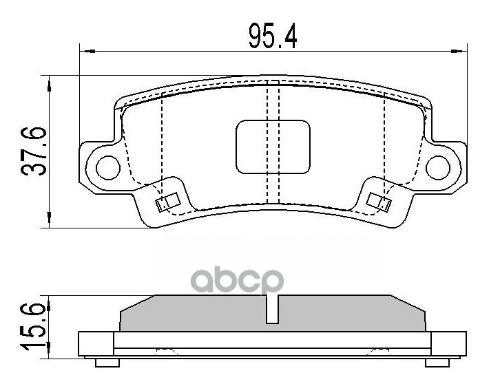 

Тормозные колодки BARNETT задние дисковые TY106