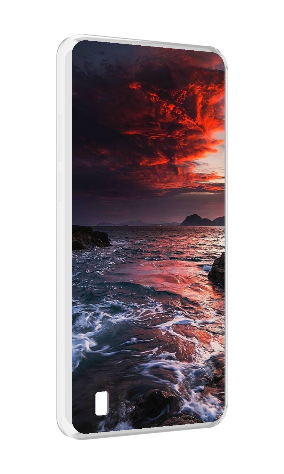 

Чехол MyPads красивый залив для Blackview A55, Прозрачный, Tocco