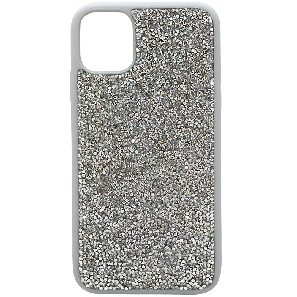

Чехол iGrape со стразами для iPhone 11 (Серебряный), Серый, Чехол