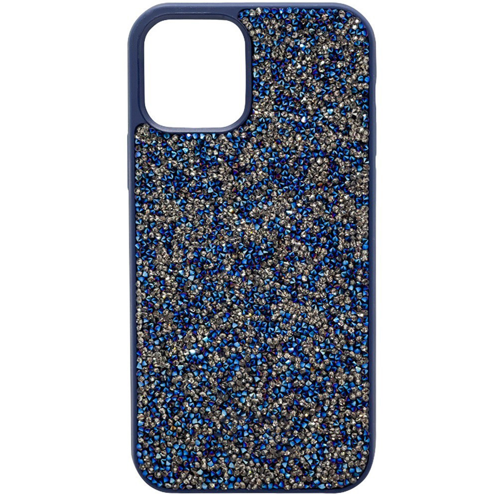 

Чехол iGrape со стразами для iPhone 12 Pro/12 (Космический синий), Чехол
