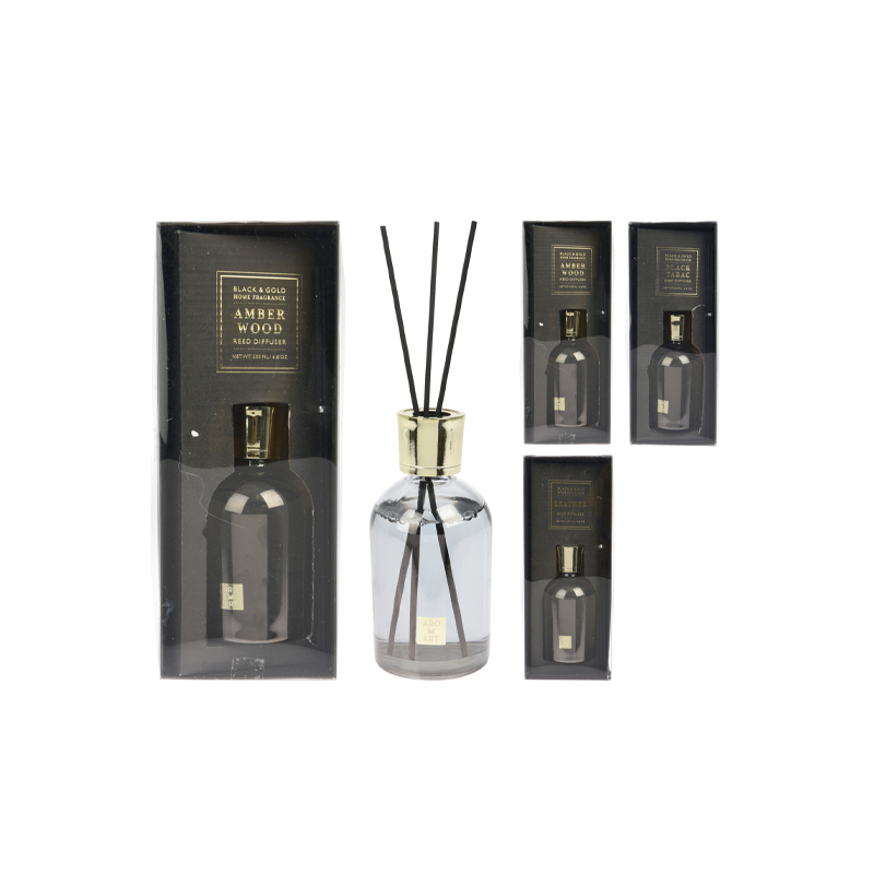 фото Ароматический диффузор home collection black & gold reed diffuser 200 мл