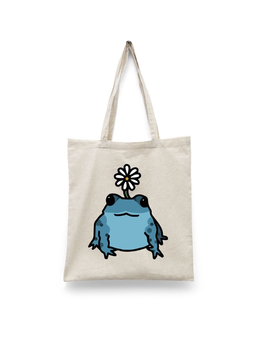 

Шоппер унисекс Каждому Своё Лягушка/Жаба/Frog JJLG12, белый, Лягушка/Жаба/Frog JJLG12