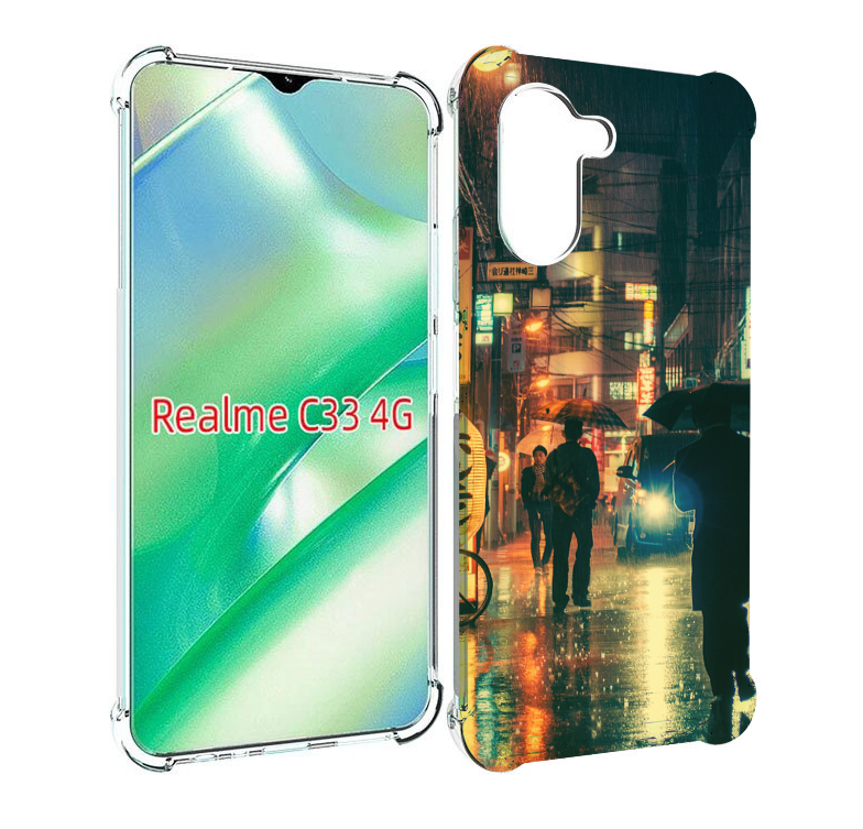 

Чехол MyPads Токио-сеул для Realme C33 4G, Прозрачный, Tocco