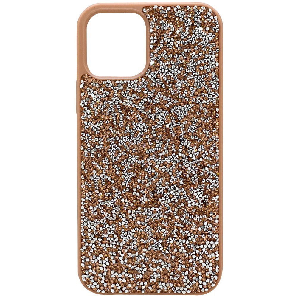 

Чехол iGrape со стразами для iPhone 12 Pro/12 (Розовый песок), Чехол